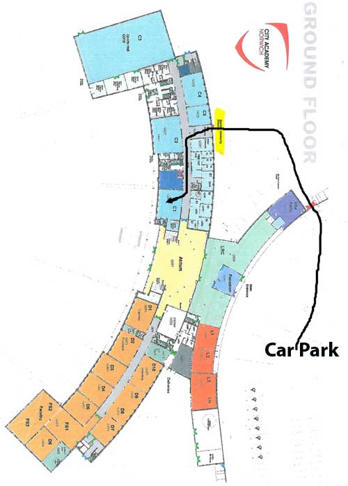 Norfolk Gazelles Room Directions