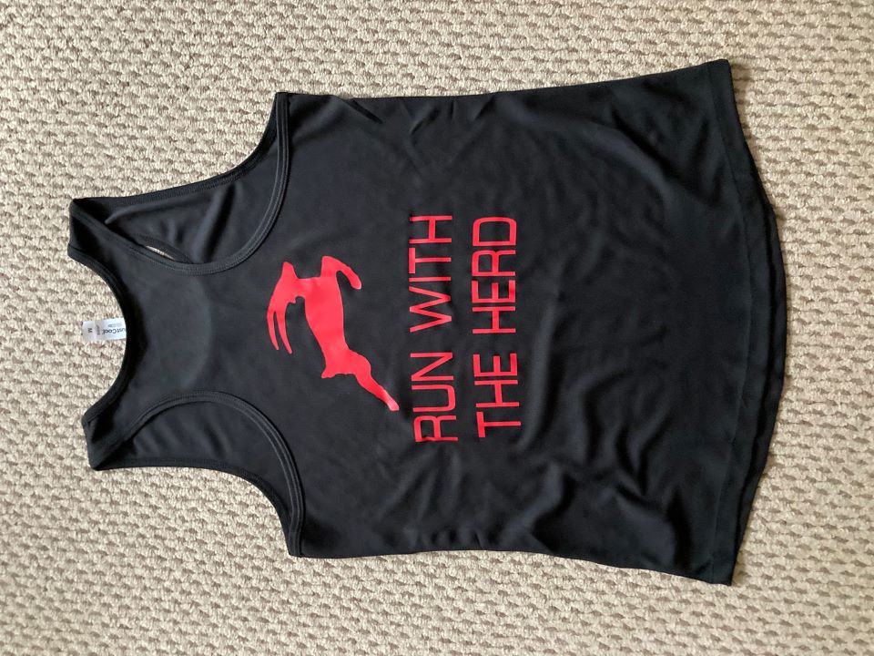 Training vest, front